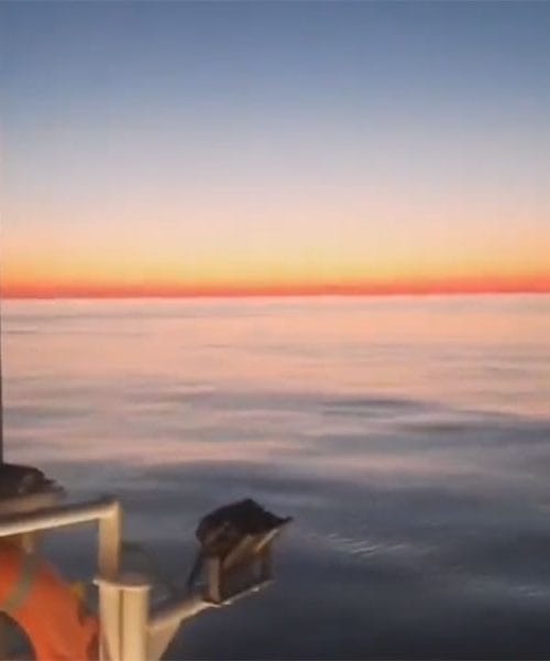 Ste že videli srečanje sončnega zahoda in noči?