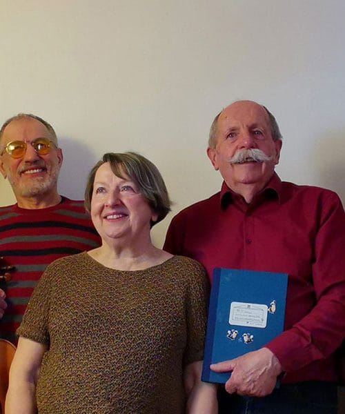 Skupina Salamander na odru Atrija ZRC