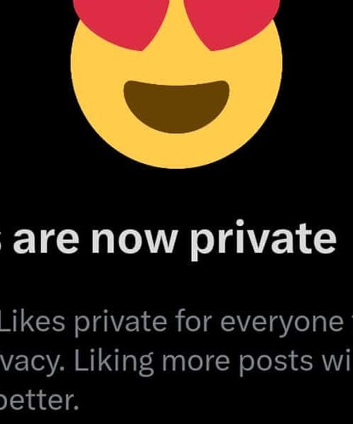 X (Twitter) po novem skriva všečke (like)