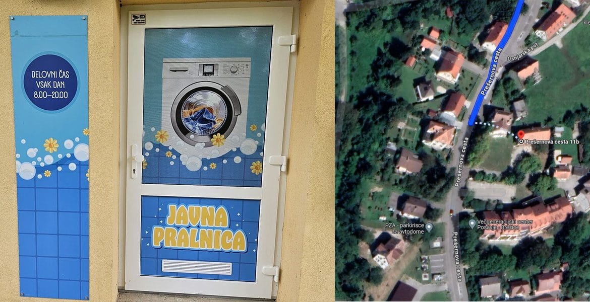 Pralnica perila v Brežicah