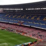 Stadion Camp Nou v Barceloni