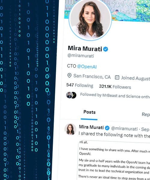 Mira Murati zapustila OpenAI
