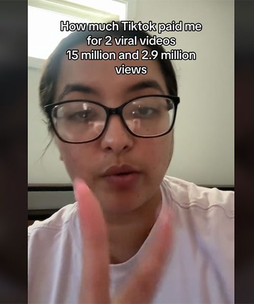 Razkrila, koliko je TikTok plačal za oglede dveh posnetkov