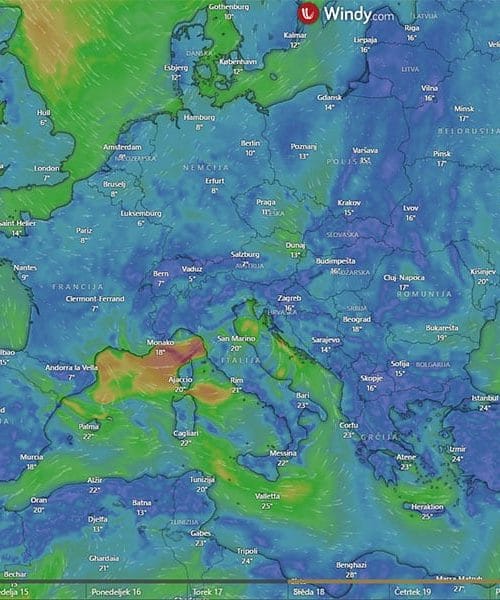 Windy – poznate aplikacijo za vreme?