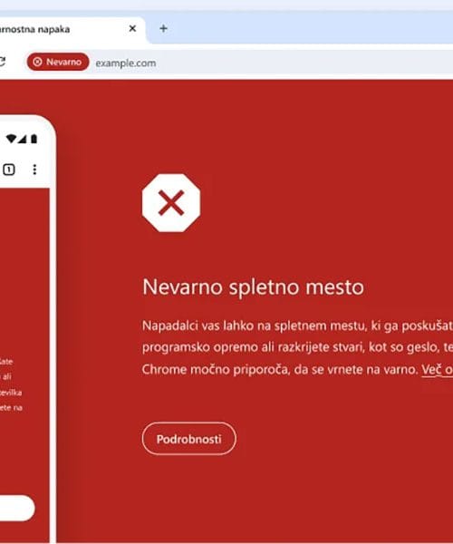 Novosti v Google Chrome za večjo varnost