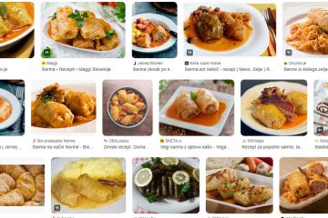 Sarma brez mesa – recept