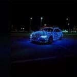 Audi v božičnih lučkah