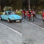 Božički na Tomos motorjih