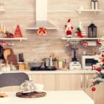 Božična okrasitev kuhinje