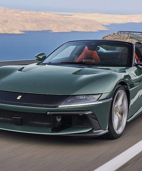 Ferrari snemal oglas na Hrvaškem