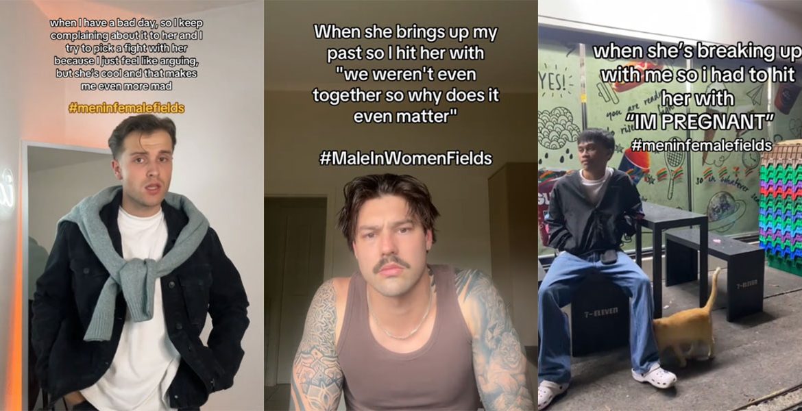 Male in women fields