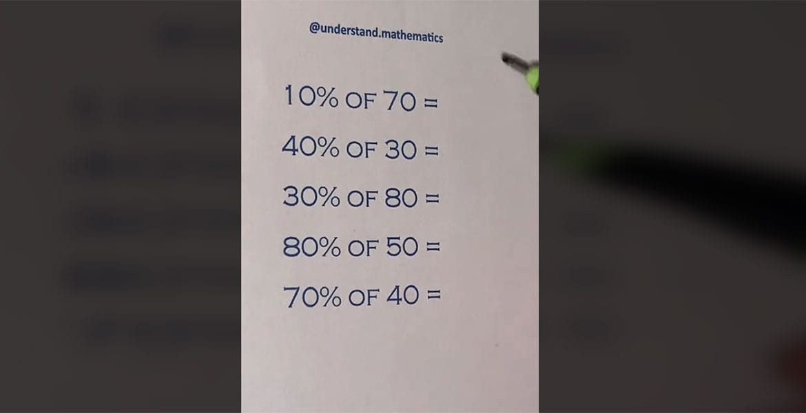 Matematični trik, množenje
