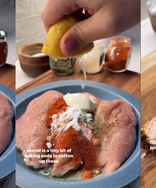 Če želite, da bodo piščančje prsi po peki sočne, dodajte to sestavino