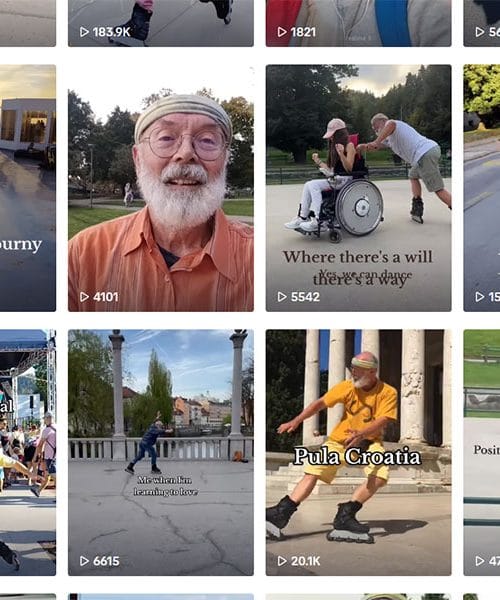 Kdo je starejši rolkar po Ljubljani?