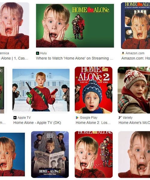 Filmi Sam doma so stalnica božičnih praznikov