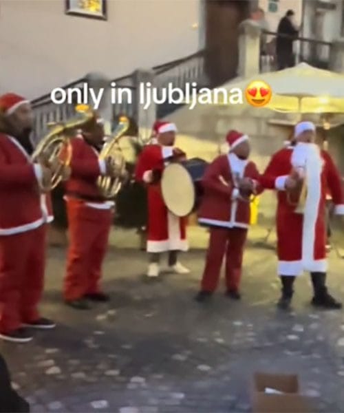 Božički trubači v Ljubljani