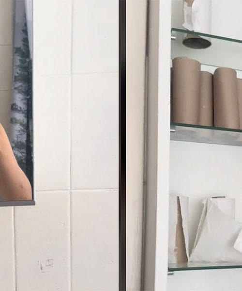 Bizarno odkritje v kopalnici: TikTokerka razkrila, kaj jo je presenetilo pri fantu