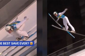 Domen Prevc se je rešil iz nemogočega položaja