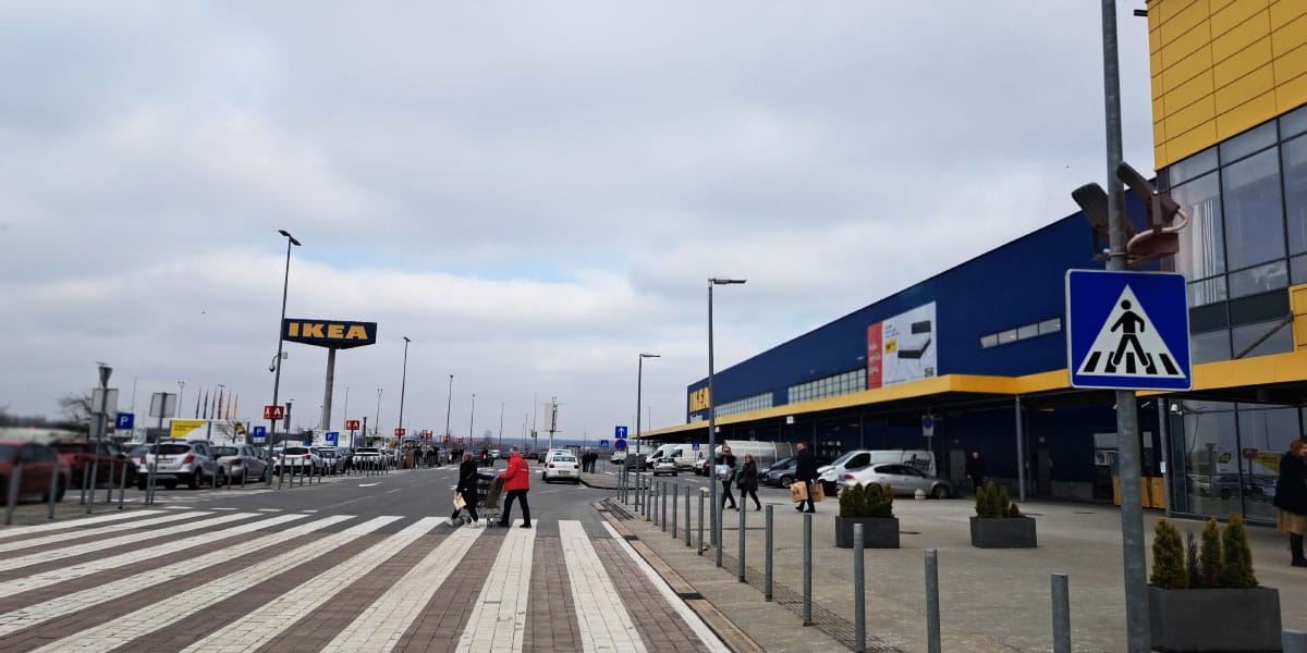 IKEA Zagreb, parkirišče