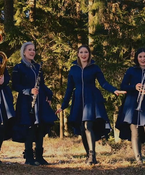 Kvintet slovenskih deklet in Tagajsten Oberkrain