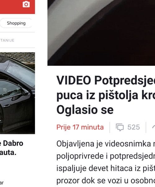 Minister streljal iz pištole, v 4 minutah članek odprlo več kot 130.000 oseb