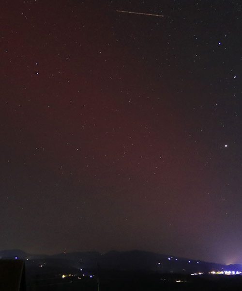 Na prvi dan novega leta v Sloveniji severni sij