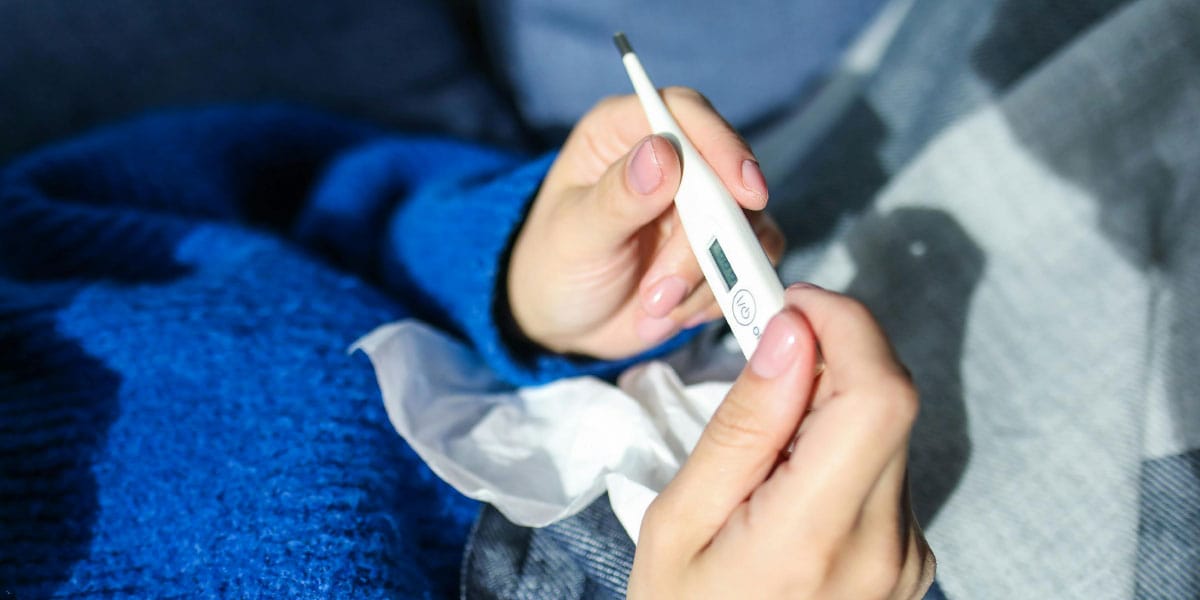 Termometer za merjenje telesne temperature