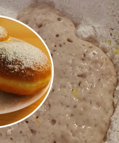 Če želite bolj rumeno testo za krofe, dodajte začimbo iz domače kuhinje