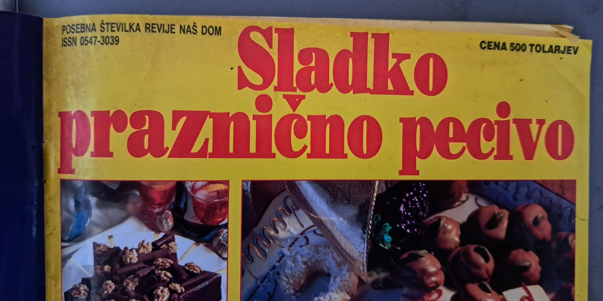 Sladko praznično pecivo