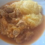 Segedin golaž s svinjino in polento