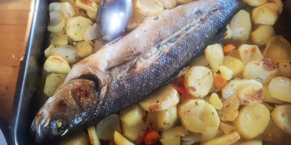 Brancin s krompirjem