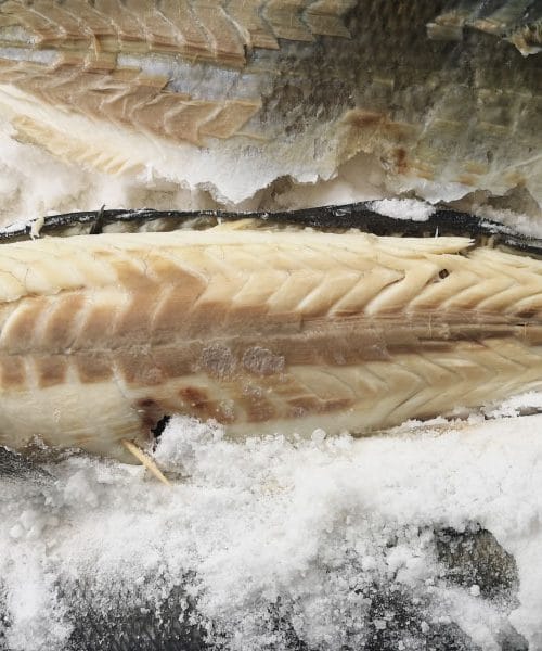 Kako velike ribe so primerne za pečenje v soli