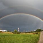 Dvojna mavrica, kako nastane