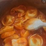 Ideja za hitro kosilo, tortelini z mezgo