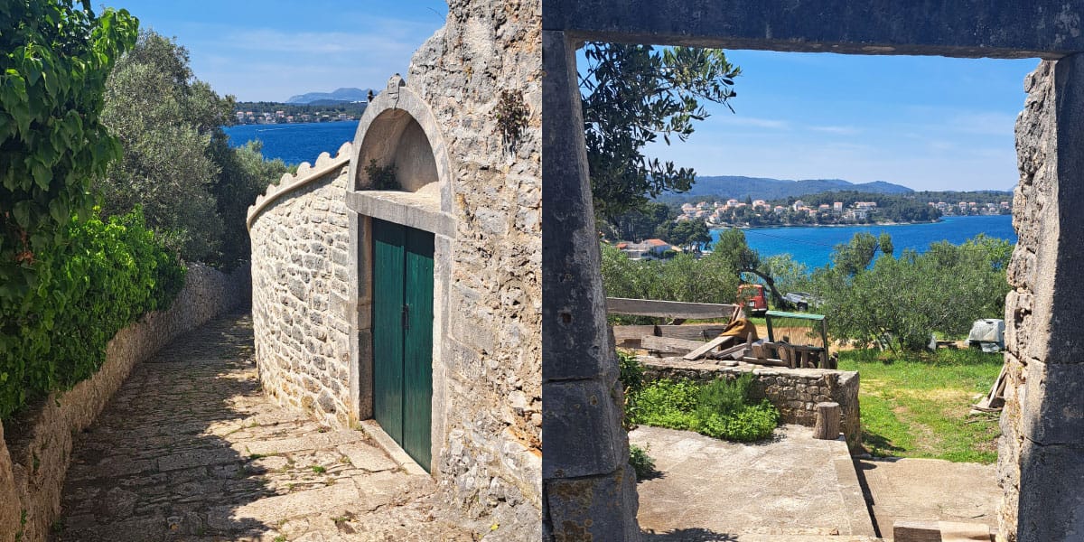 Naselje Lumbarda na otoku Korčula