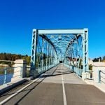 Most čez reko Savo v Brežicah