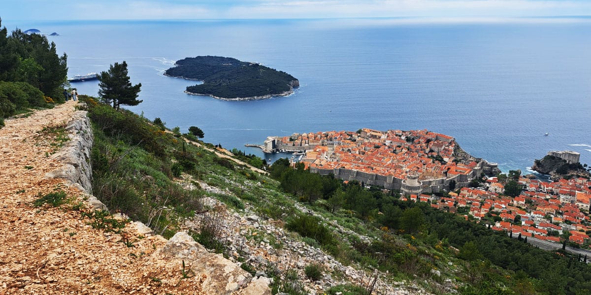 Pešpot, Srđ, Dubrovnik