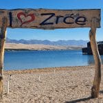 Zrče, plaža, otok Pag