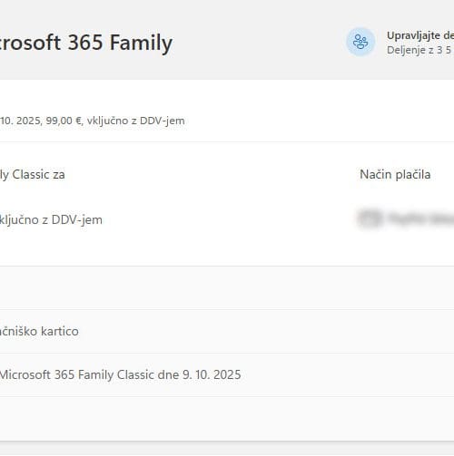 Microsoft 365 Family: Trik, ki vam bo letno prihranil 30 evrov