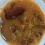 Zelje s klobaso in fižolom