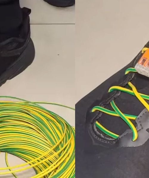 Ne boste verjeli, kakšne vezalke imajo pravi električarji!