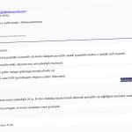 FURS, lažno sporočilo