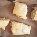 Ostanki potice pred pečenjem