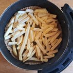 Pomfri v cvrtniku na vroč zrak