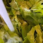 Pranje zelene solate