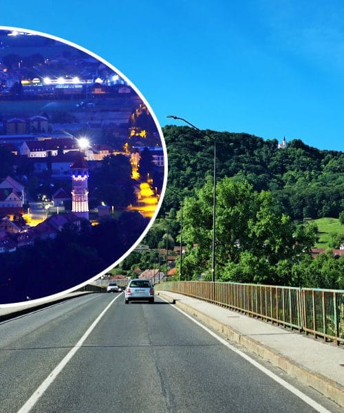 S tega hriba, nekaj kilometrov stran od hrvaške meje, boste videli vse do Julijcev