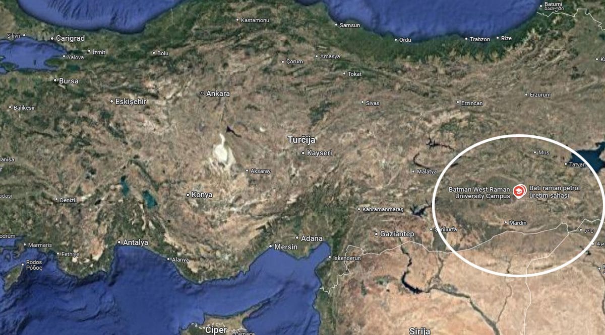 Mesto Bati Raman - Batman, Turčija