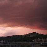 Sončni zahod, Krško, 19. maj 2025