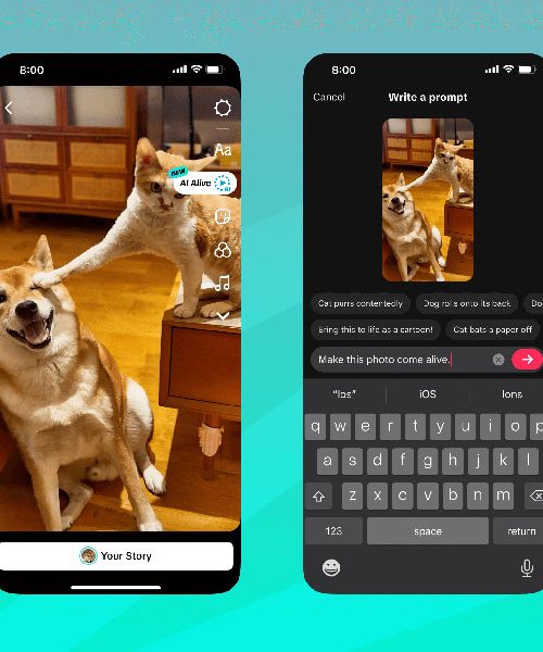 Fotografije, ki zaživijo: TikTok predstavil novo AI funkcijo, ki spreminja slike v videe