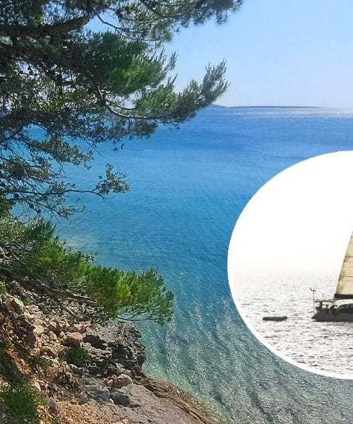 Če vas na Cresu ujame burja, poiščite zavetje v teh uvalah